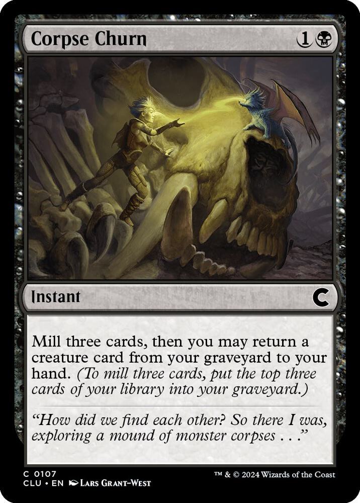 Corpse Churn [Ravnica: Clue Edition] 107