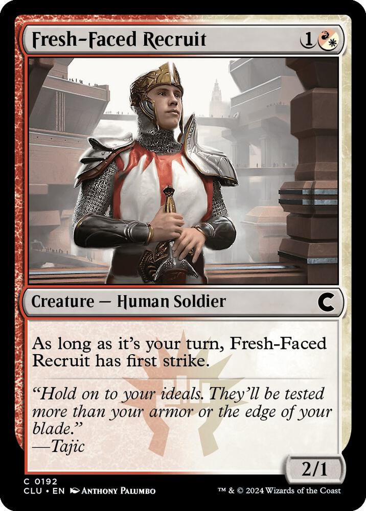Fresh-Faced Recruit [Ravnica: Clue Edition] 192