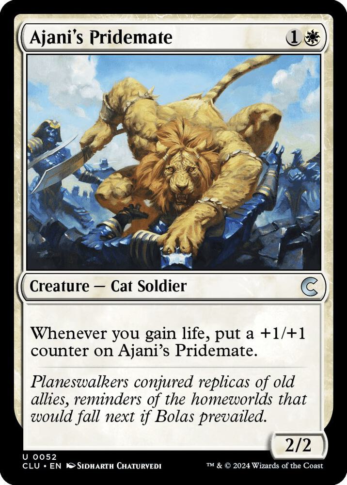 Ajani's Pridemate [Ravnica: Clue Edition] 52