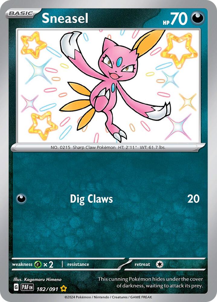 Sneasel [SV: Paldean Fates] 182/091