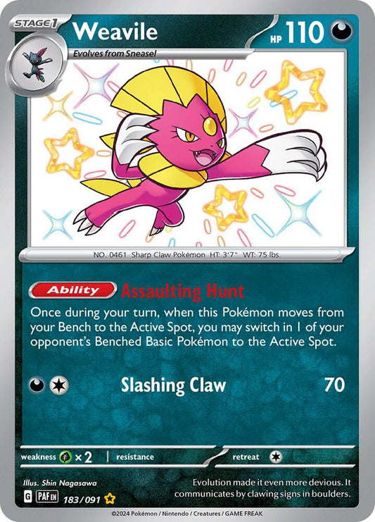 Weavile [SV: Paldean Fates] 183/091