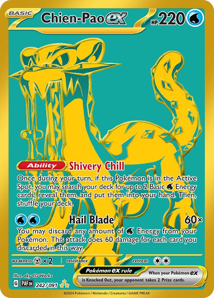 Chien-Pao ex [SV: Paldean Fates] 242/091