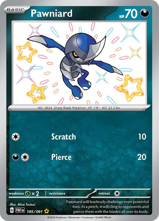 Pawniard [SV: Paldean Fates] 185/091
