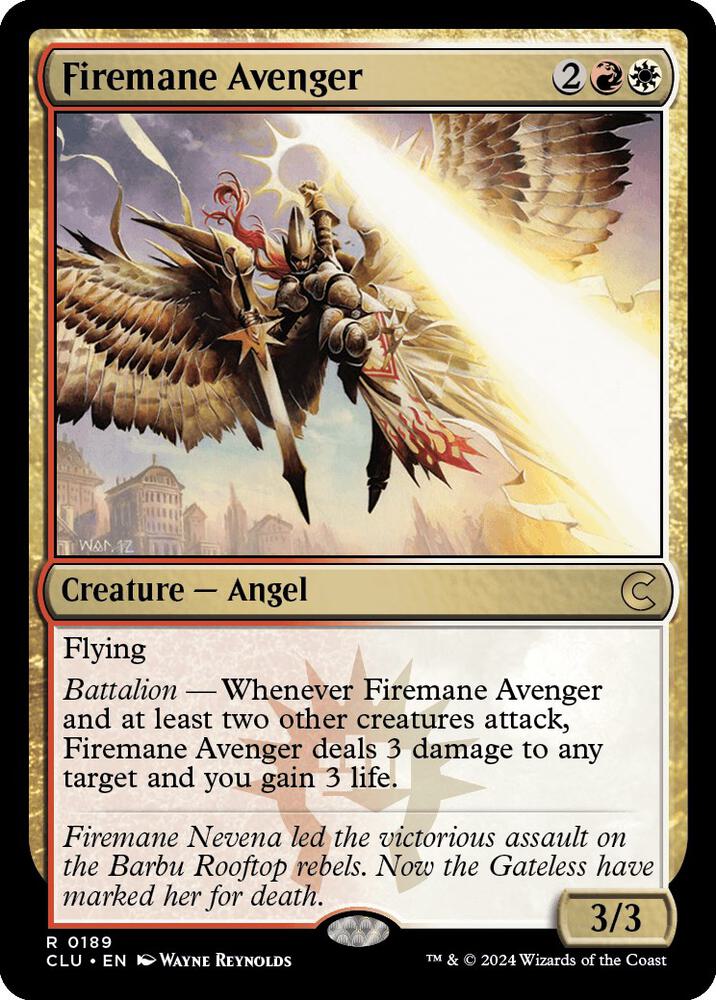 Firemane Avenger [Ravnica: Clue Edition] 189