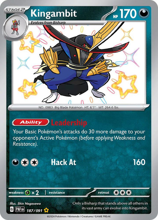 Kingambit [SV: Paldean Fates] 187/091