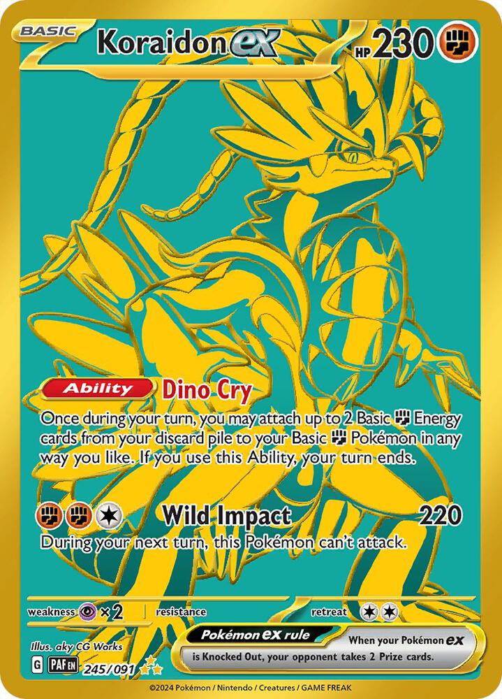 Koraidon ex [SV: Paldean Fates] 245/091