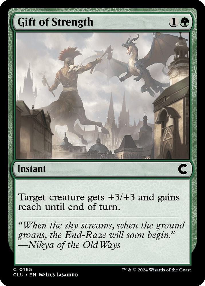 Gift of Strength [Ravnica: Clue Edition] 165