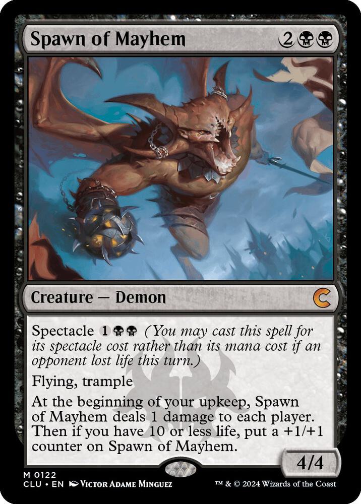 Spawn of Mayhem [Ravnica: Clue Edition] 122