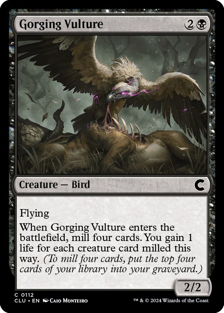 Gorging Vulture [Ravnica: Clue Edition] 112