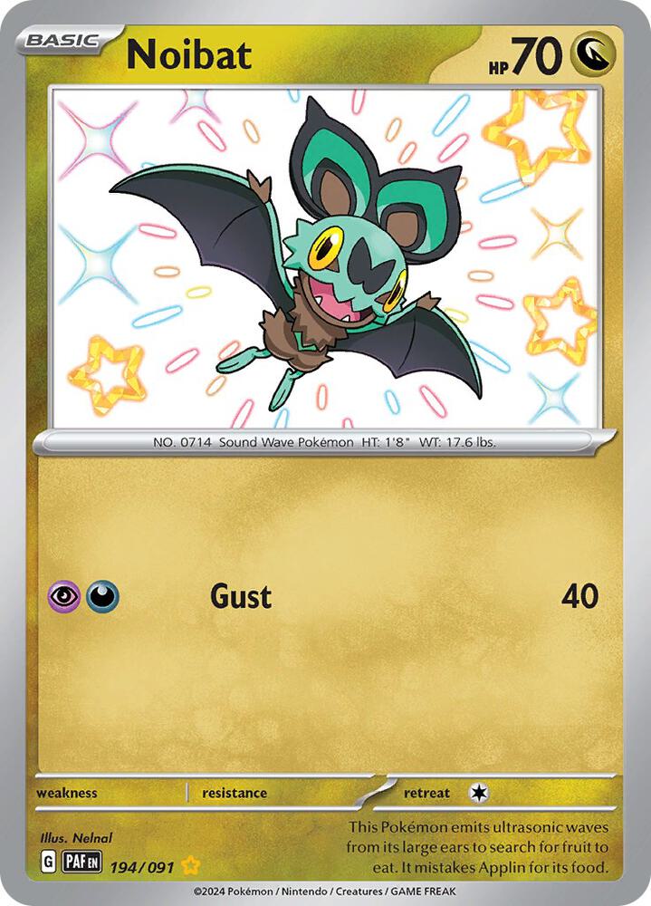 Noibat - 194/091 [SV: Paldean Fates] 194/091