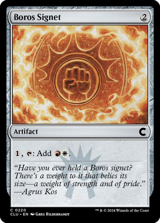 Boros Signet [Ravnica: Clue Edition] 220