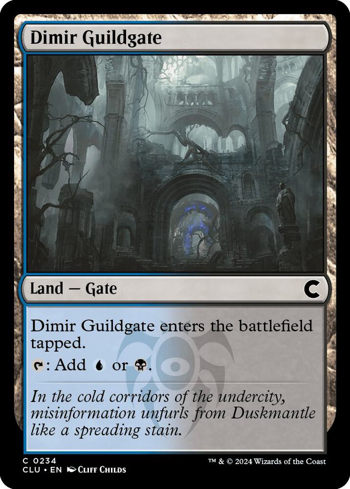 Dimir Guildgate [Ravnica: Clue Edition] 234