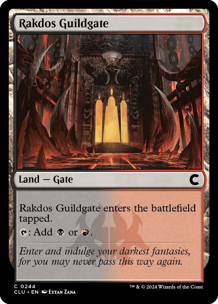 Rakdos Guildgate [Ravnica: Clue Edition] 244