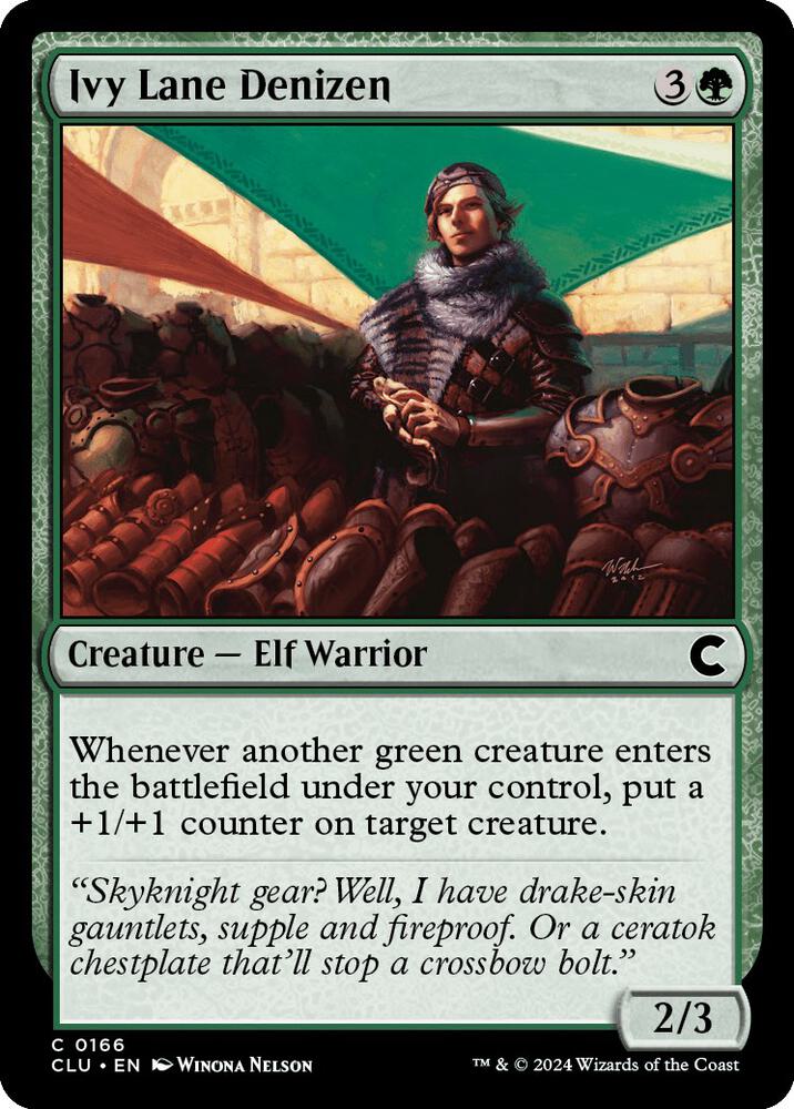 Ivy Lane Denizen [Ravnica: Clue Edition] 166