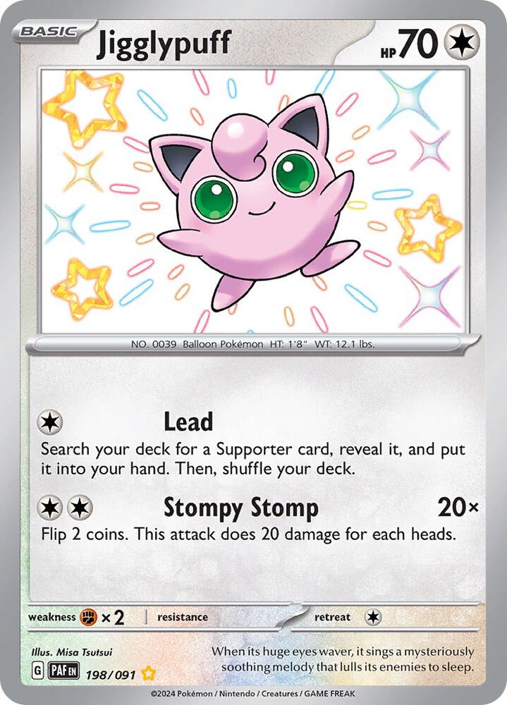 Jigglypuff [SV: Paldean Fates] 198/091