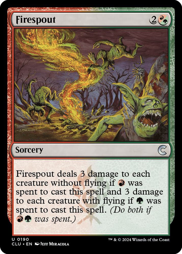 Firespout [Ravnica: Clue Edition] 190