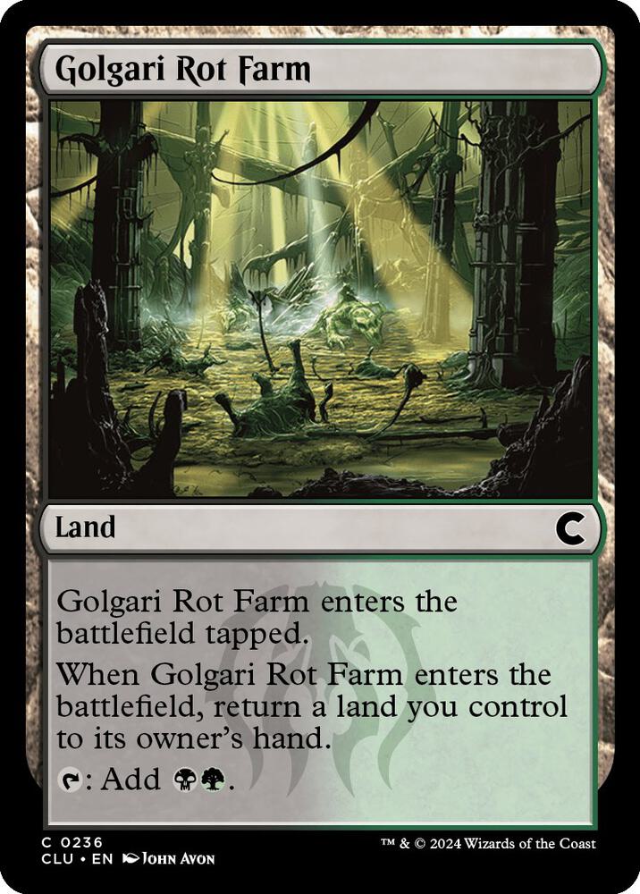 Golgari Rot Farm [Ravnica: Clue Edition] 236