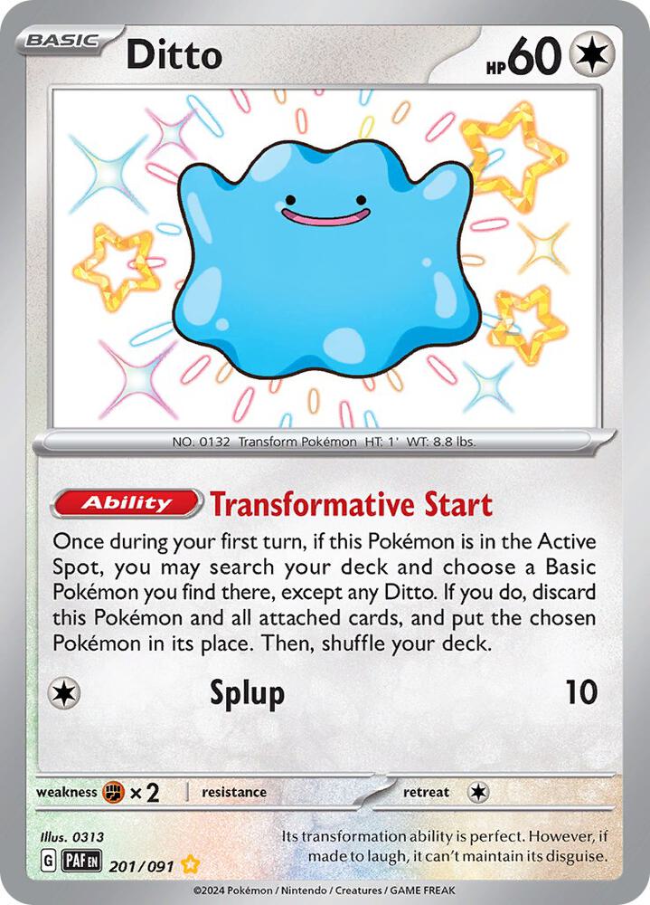 Ditto [SV: Paldean Fates] 201/091