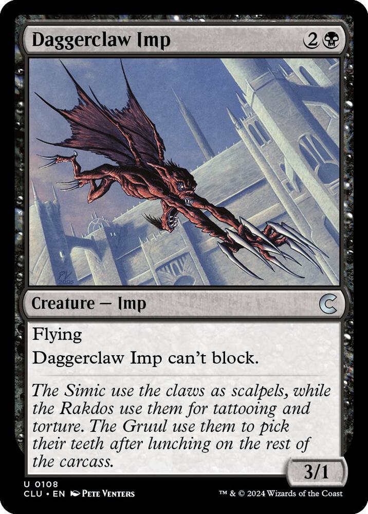 Daggerclaw Imp [Ravnica: Clue Edition] 108