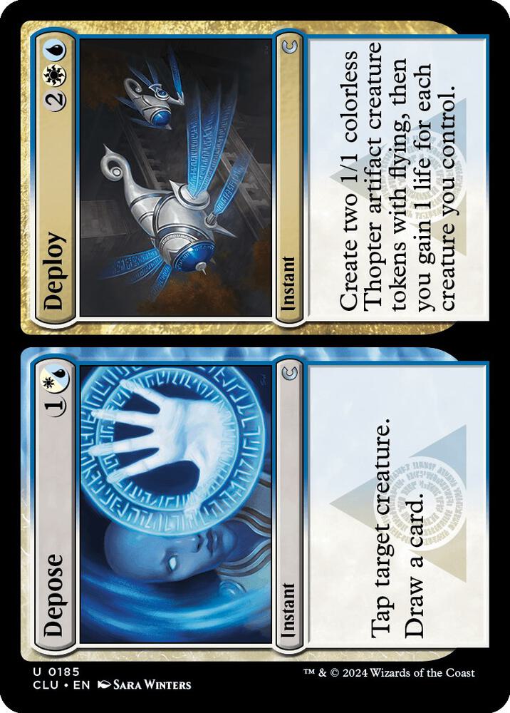 Depose // Deploy [Ravnica: Clue Edition] 185