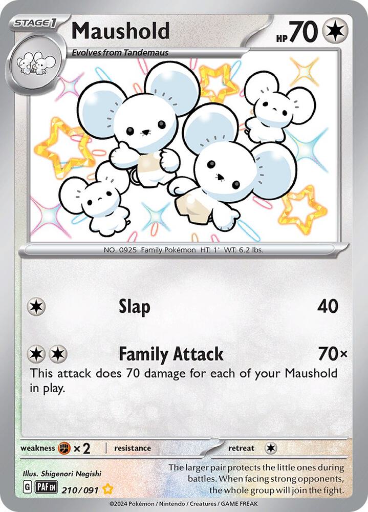 Maushold - 210/091 [SV: Paldean Fates] 210/091