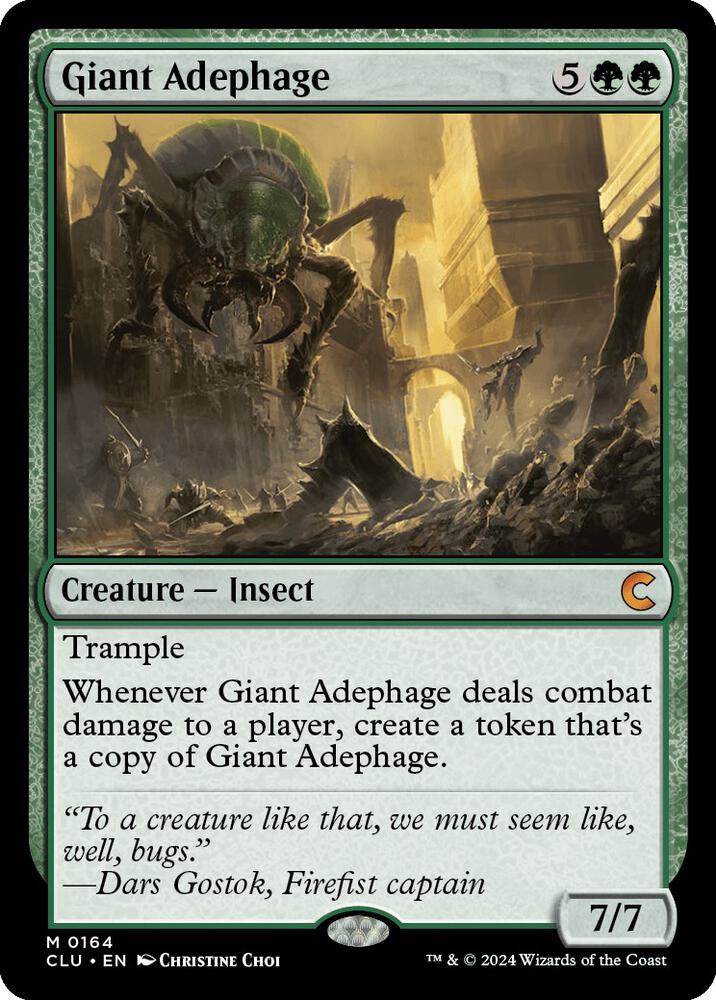 Giant Adephage [Ravnica: Clue Edition] 164