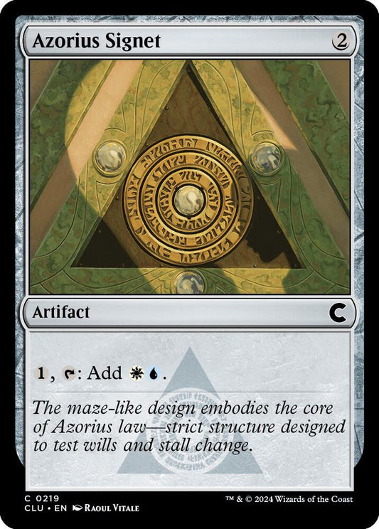 Azorius Signet [Ravnica: Clue Edition] 219