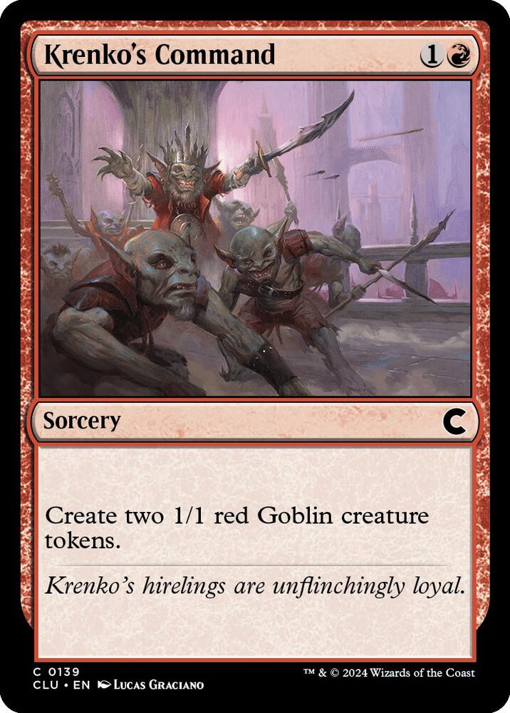 Krenko's Command [Ravnica: Clue Edition] 139