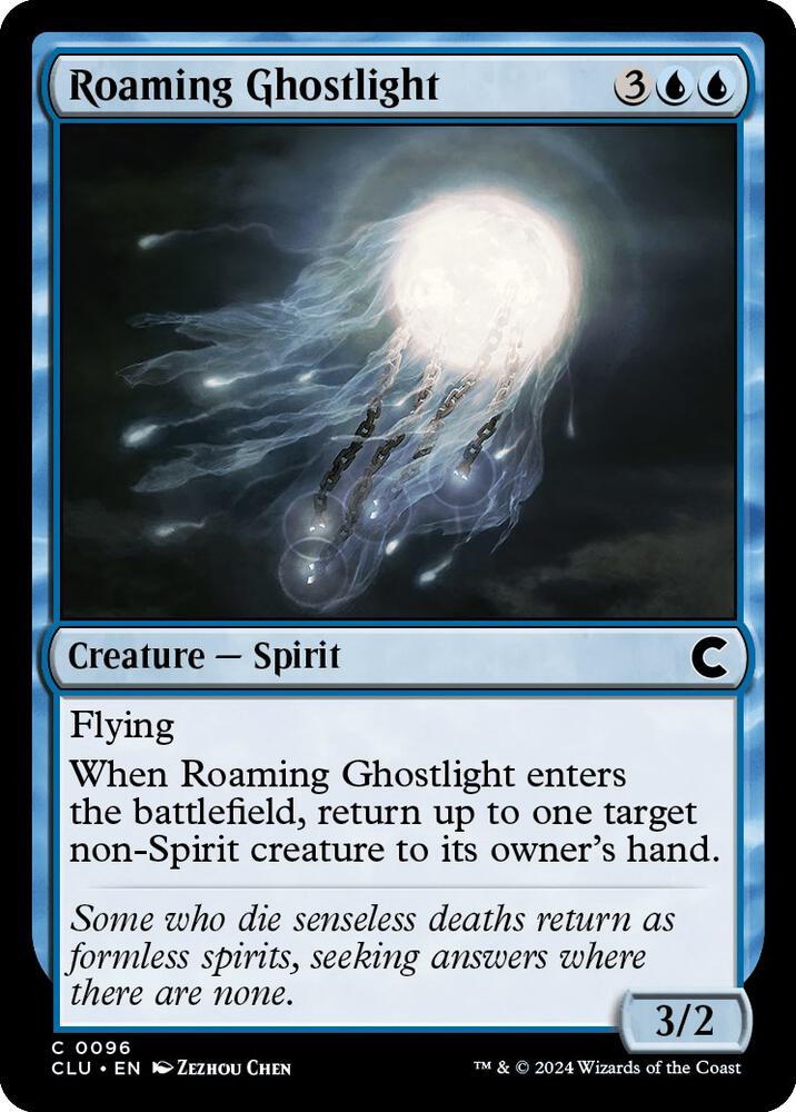 Roaming Ghostlight [Ravnica: Clue Edition] 96