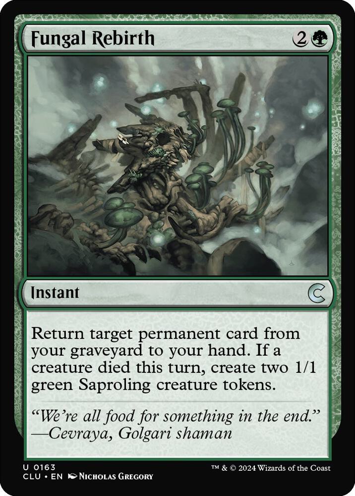 Fungal Rebirth [Ravnica: Clue Edition] 163