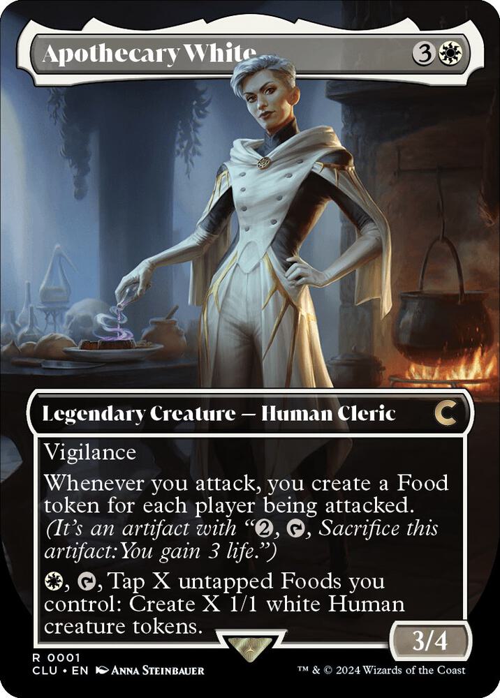 Apothecary White (Borderless) [Ravnica: Clue Edition] 1