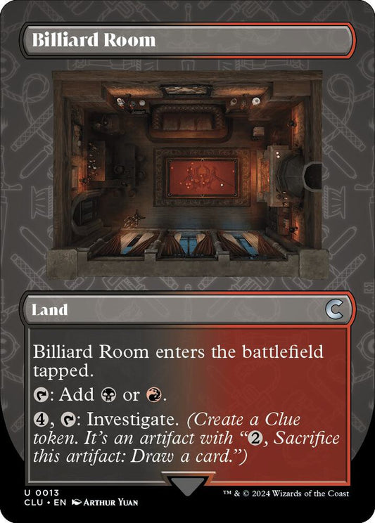Billiard Room (Borderless) [Ravnica: Clue Edition] 13