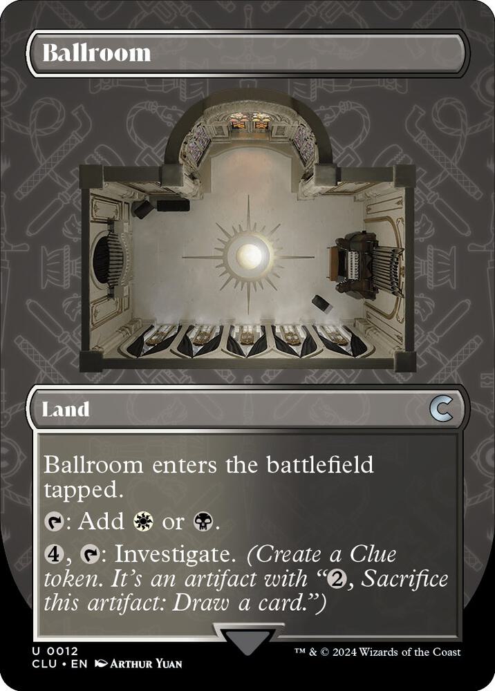 Ballroom (Borderless) [Ravnica: Clue Edition] 12