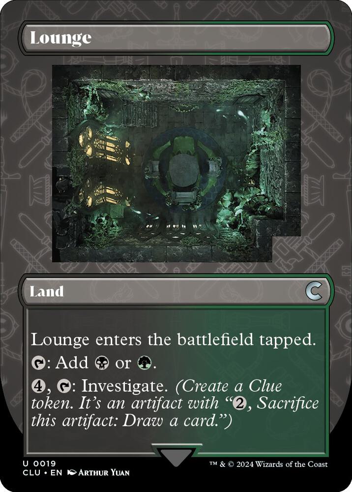 Lounge (Borderless) [Ravnica: Clue Edition] 19