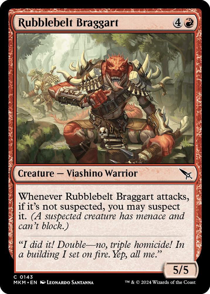 Rubblebelt Braggart [Murders at Karlov Manor] 143