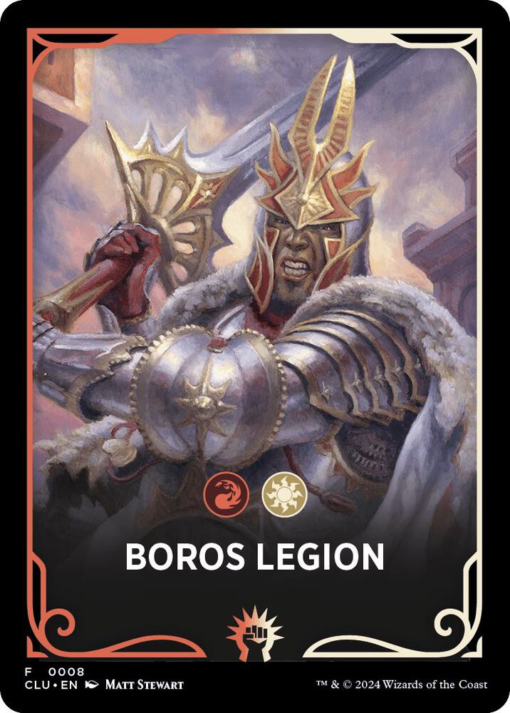 Boros Legion Theme Card [Ravnica: Clue Edition] 8