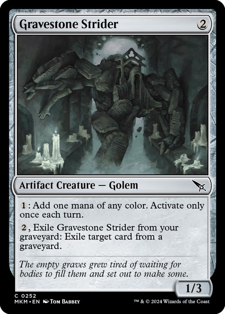 Gravestone Strider [Murders at Karlov Manor] 252