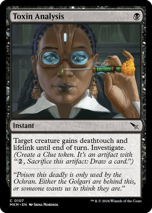 Toxin Analysis [Murders at Karlov Manor] 107