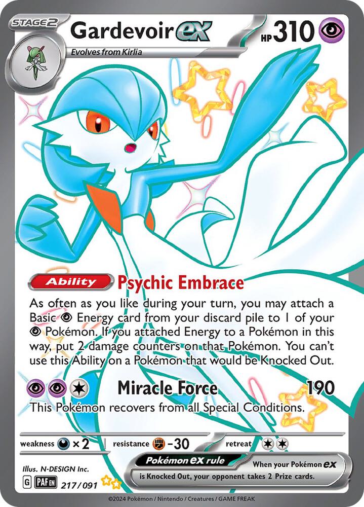 Gardevoir ex - 217/091 [SV: Paldean Fates] 217/091