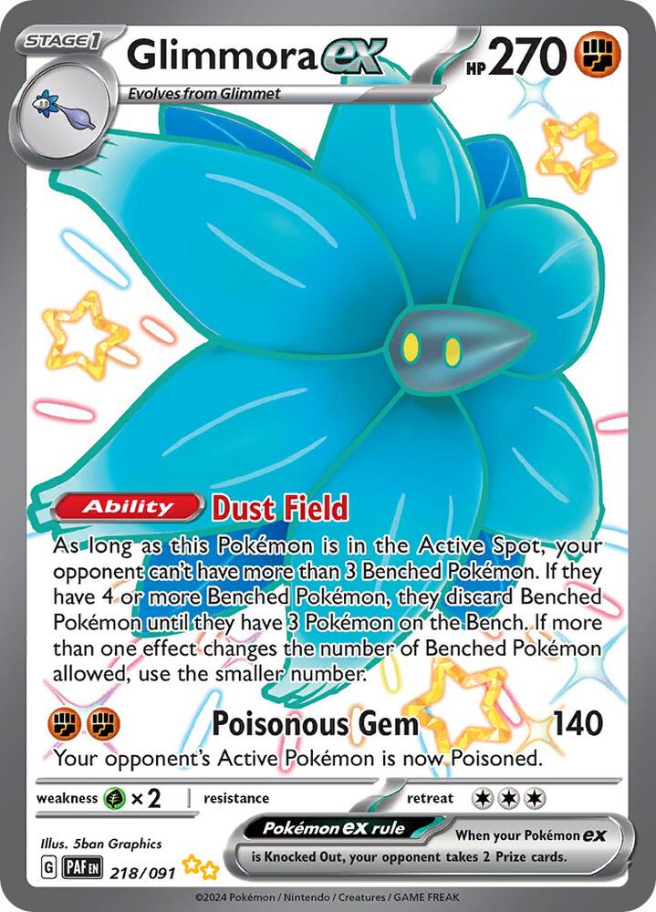 Glimmora ex [SV: Paldean Fates] 218/091