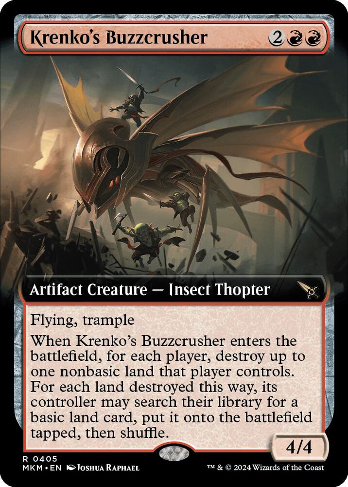 Krenko's Buzzcrusher (Extended Art) [Murders at Karlov Manor] 405