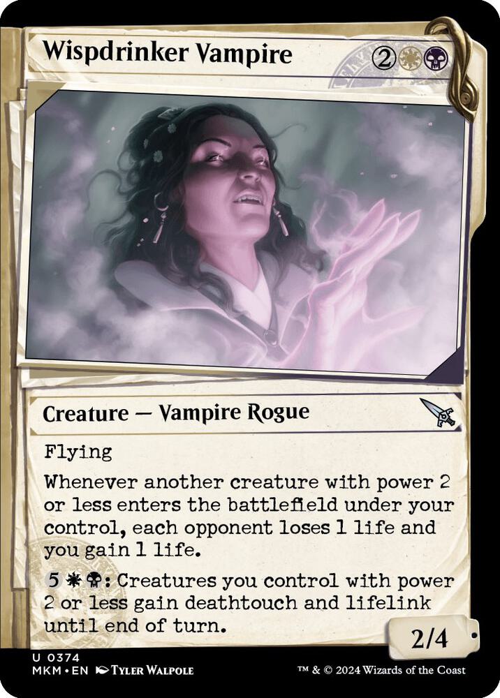 Wispdrinker Vampire (Showcase) [Murders at Karlov Manor] 374