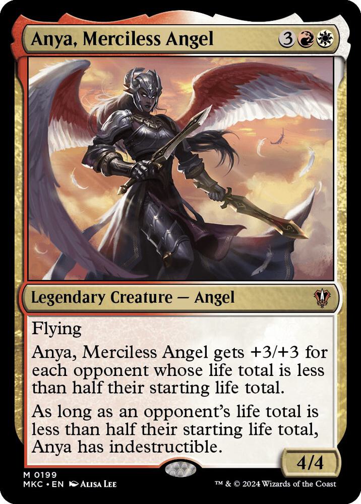 Anya, Merciless Angel [Commander: Murders at Karlov Manor] 199