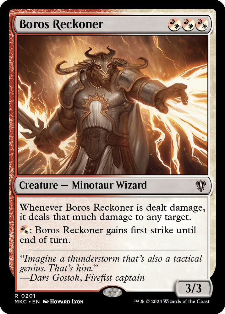 Boros Reckoner [Commander: Murders at Karlov Manor] 201