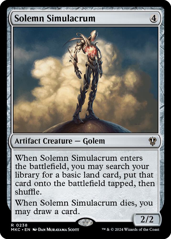 Solemn Simulacrum [Commander: Murders at Karlov Manor] 238