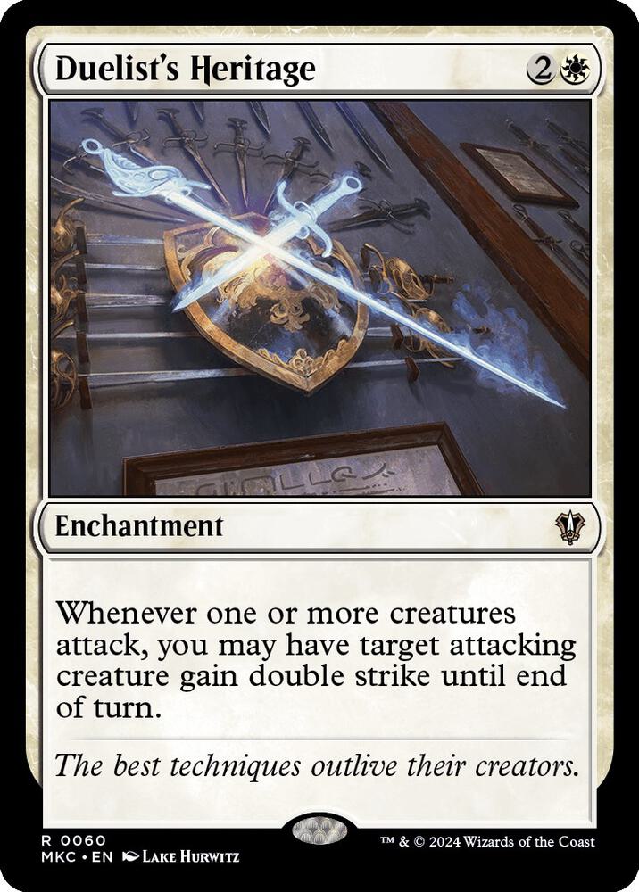Duelist's Heritage [Commander: Murders at Karlov Manor] 60