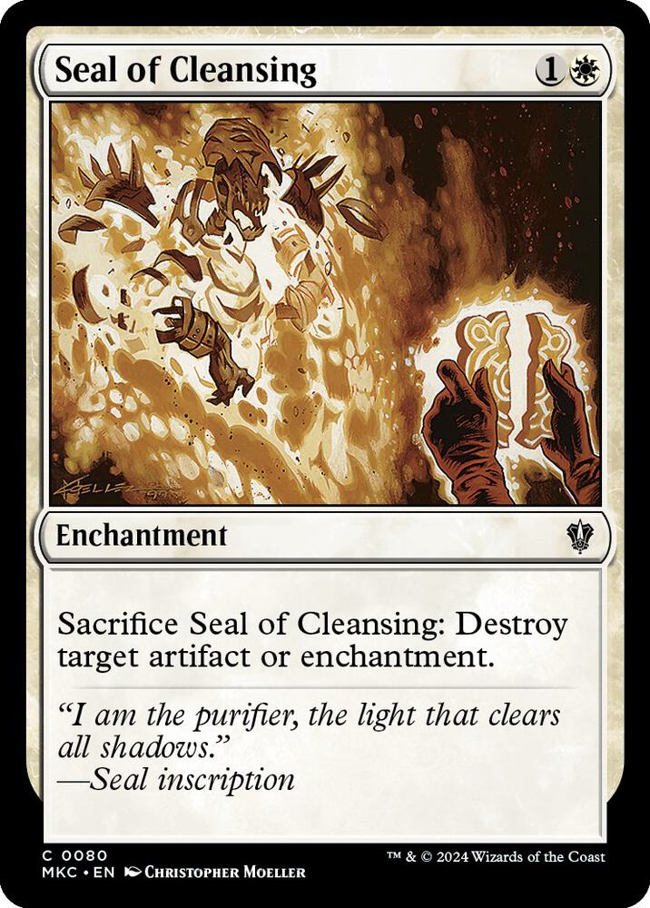 Seal of Cleansing [Commander: Murders at Karlov Manor] 80