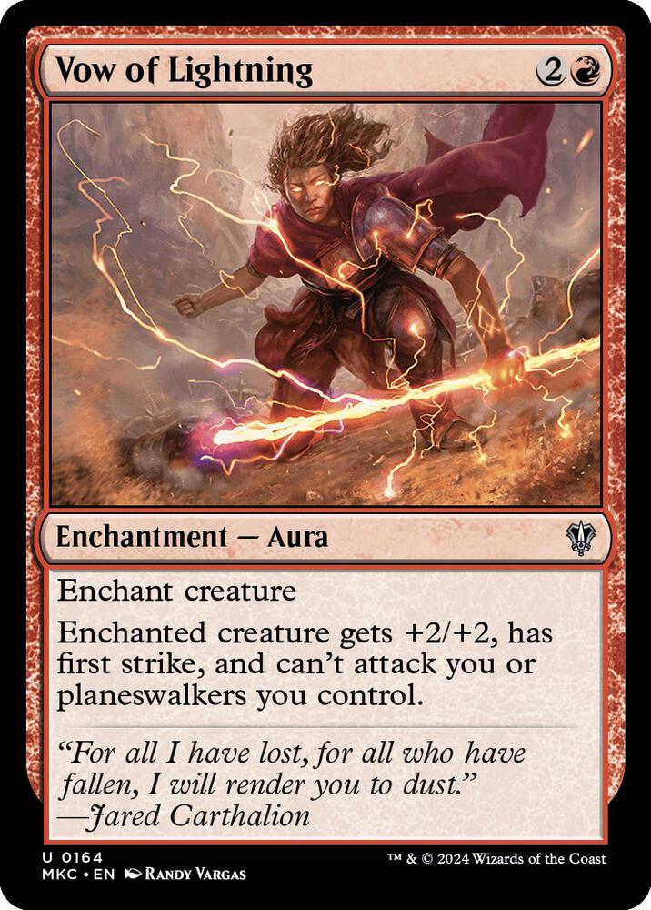 Vow of Lightning [Commander: Murders at Karlov Manor] 164