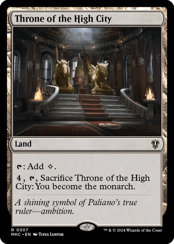 Throne of the High City [Commander: Murders at Karlov Manor] 307