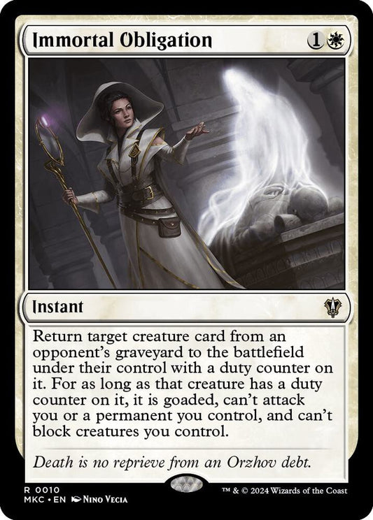 Immortal Obligation [Commander: Murders at Karlov Manor] 10